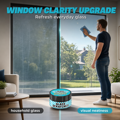 🔥Hot Sale 50% OFF🔥 Multi-Purpose Glass Scratch Repair Paste – 50g, for Windows, Mirrors & Car Glass 🪟