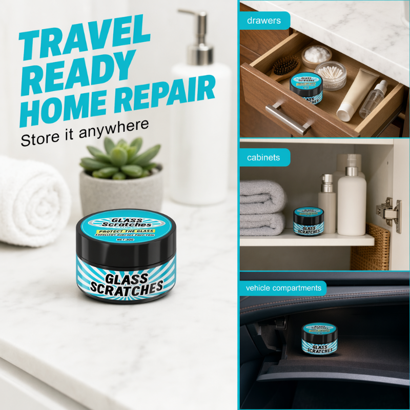 🔥Hot Sale 50% OFF🔥 Multi-Purpose Glass Scratch Repair Paste – 50g, for Windows, Mirrors & Car Glass 🪟