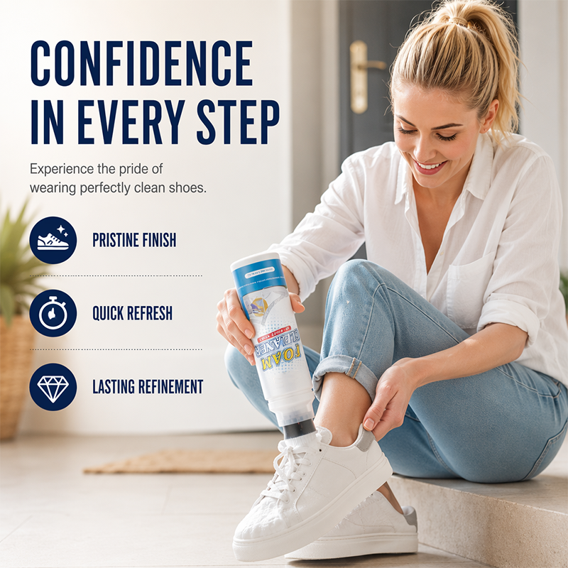 A rinse-off foam cleaner with a built-in brush head—a miracle cleaner for fabrics and furniture