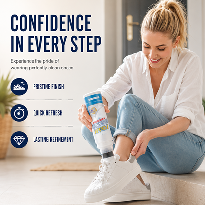 A rinse-off foam cleaner with a built-in brush head—a miracle cleaner for fabrics and furniture