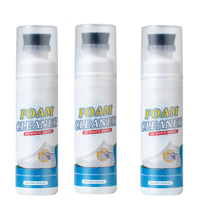A rinse-off foam cleaner with a built-in brush head—a miracle cleaner for fabrics and furniture