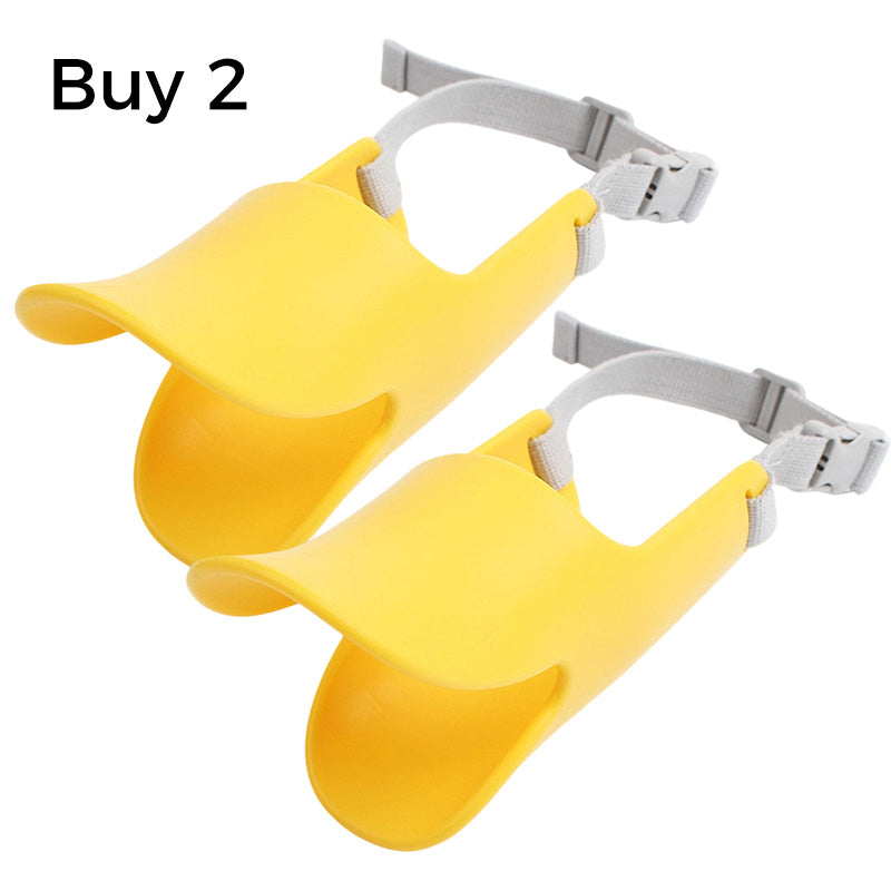 🎉🎉Surprise 57% off！🐕Protect you and your furry friends！😊Cute Duck Bill Silicone Dog Muzzle