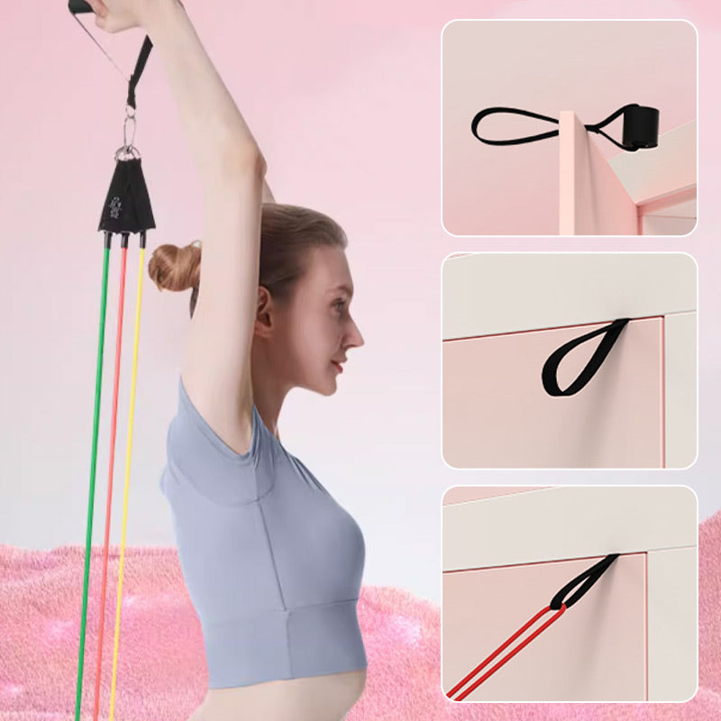 ⏳Oferta Especial por Tiempo Limitado⏰Construye el Cuerpo de Tus Sueños Sin Ir al Gimnasio | Juego de Bandas de Resistencia Ajustables para Entrenamiento Corporal Completo en Cualquier Lugar