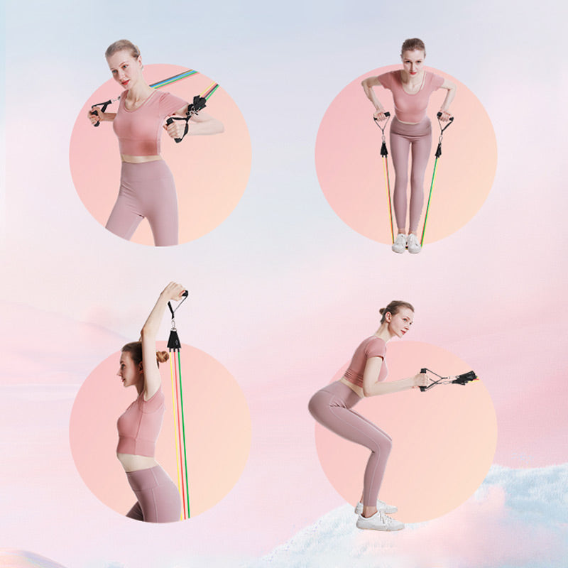 ⏳Oferta Especial por Tiempo Limitado⏰Construye el Cuerpo de Tus Sueños Sin Ir al Gimnasio | Juego de Bandas de Resistencia Ajustables para Entrenamiento Corporal Completo en Cualquier Lugar
