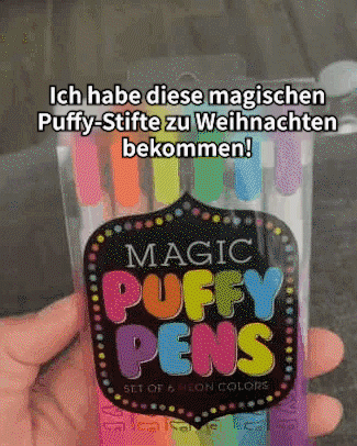 🎁Christmas Best gift - Magic Puffy Pens
