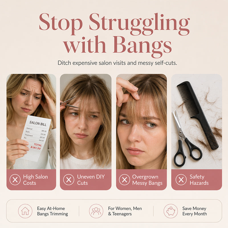 🎁Portable Dual-Use Hair Trimming Comb
