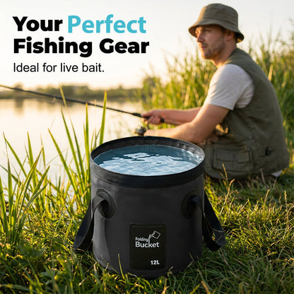 Collapsible Fishing Bucket Portable