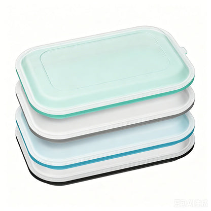 Portable Food Grade Silicone Lunch Box