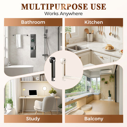 Suction Cup Extendable Folding Drying Rack