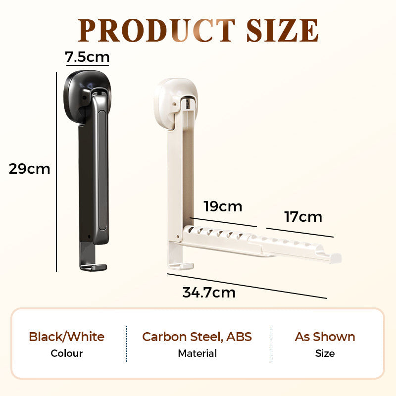 Suction Cup Extendable Folding Drying Rack