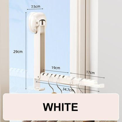 Suction Cup Extendable Folding Drying Rack