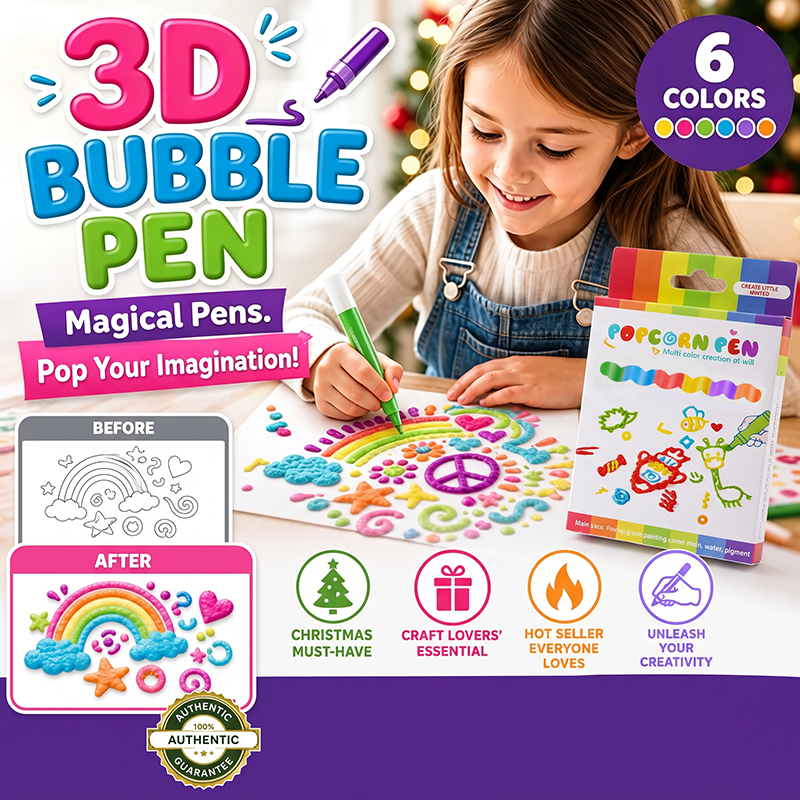 3D Puffy Paint Pens for Kids