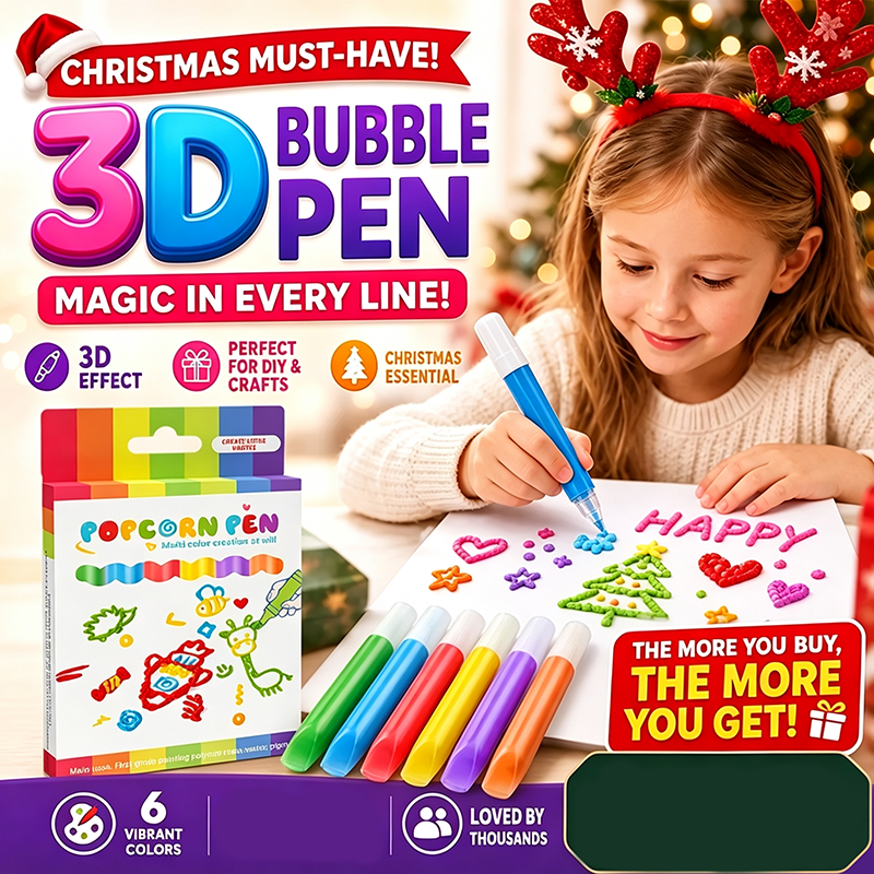 3D Puffy Paint Pens for Kids