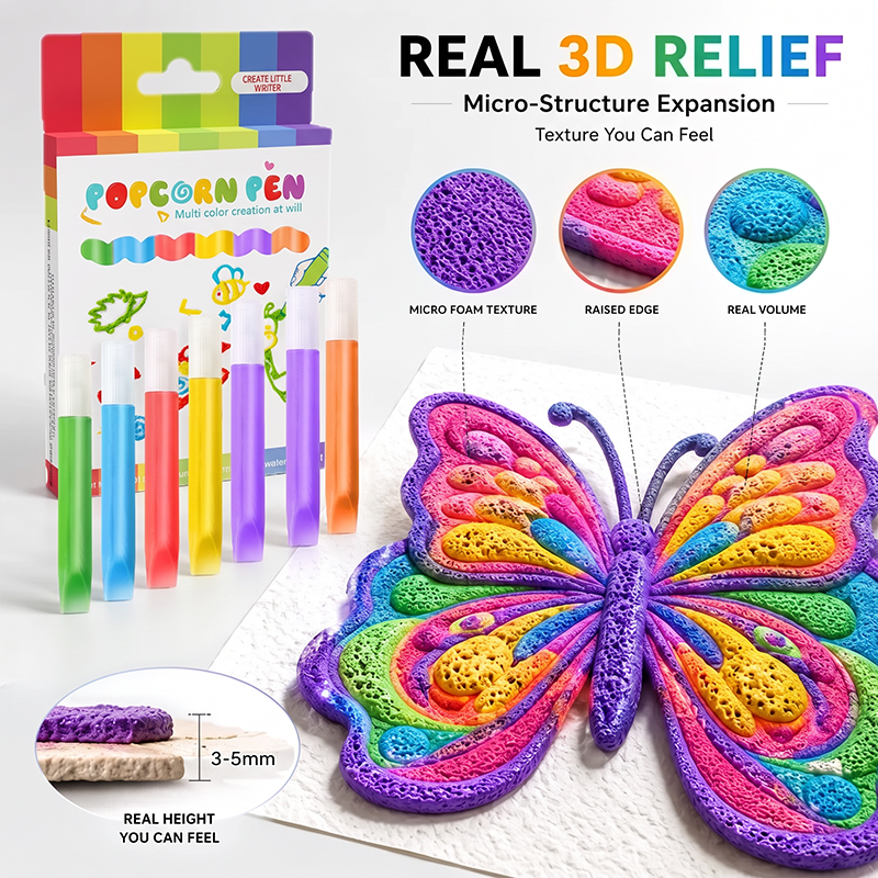 3D Puffy Paint Pens for Kids