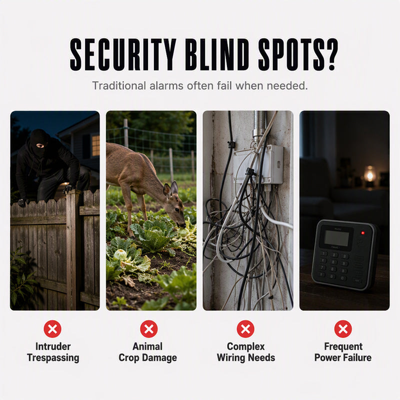 ☀️ LIMITED‑TIME 50% OFF! ⚡ Solar Security Light with Motion Alarm – Waterproof, Loud Alert, Solar‑Powered ✨