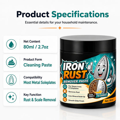 Iron Soleplate Rust Remover and Descaling Paste