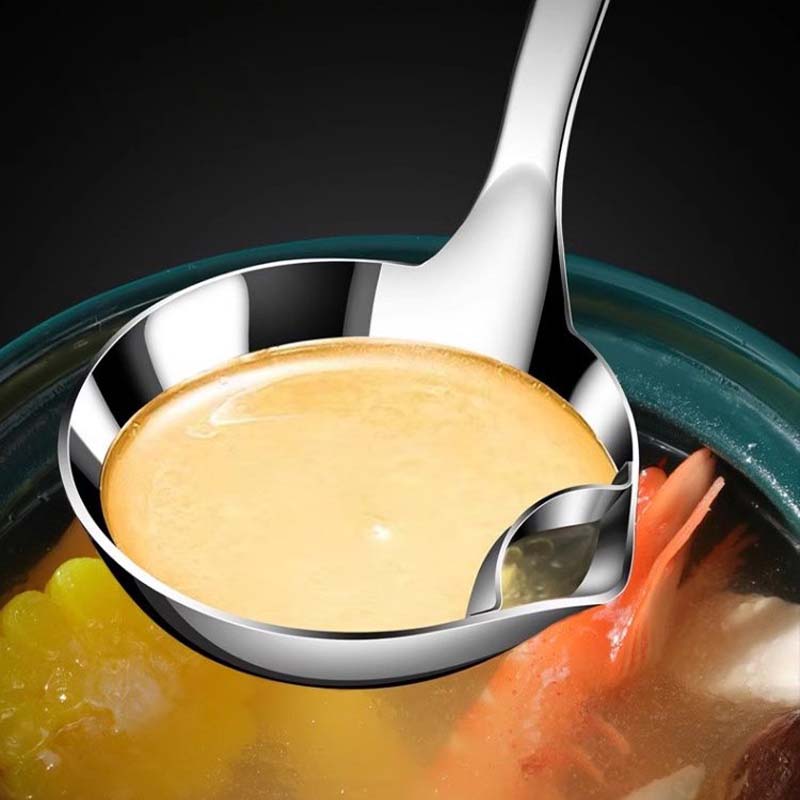 Stainless Steel Oil Soup Separator Ladle