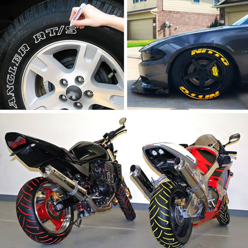 🔥🚗Oil-Based Waterproof Tire Paint Marker