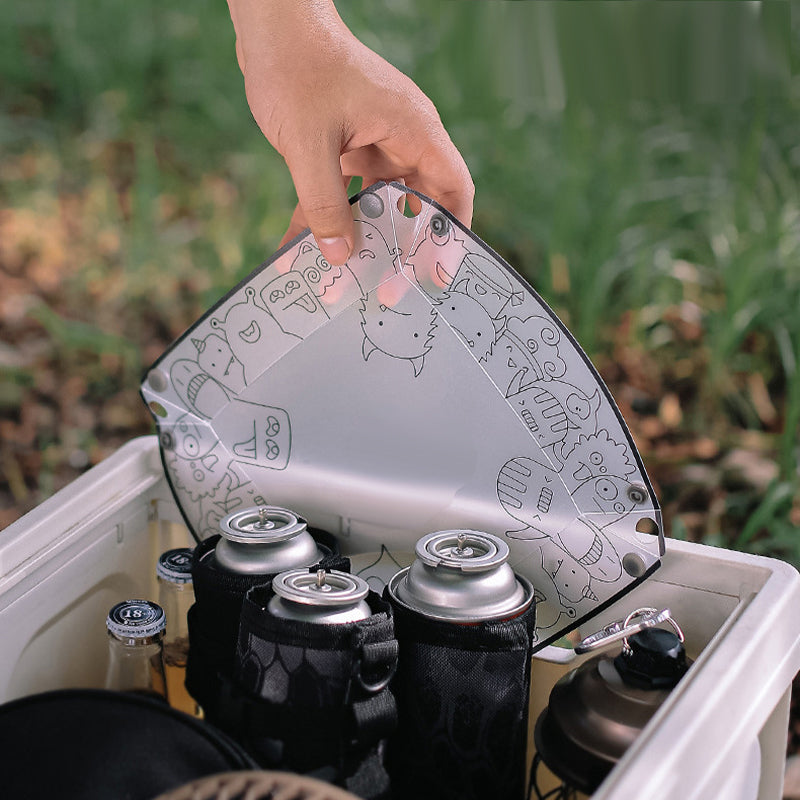 Portable Lightweight Outdoor Folding PP Utensils