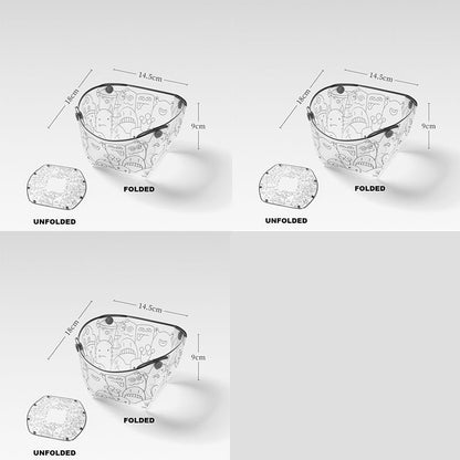 Portable Lightweight Outdoor Folding PP Utensils