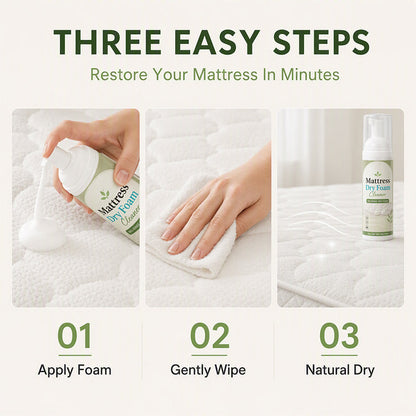 No-Rinse Mattress Dry Foam Cleaner