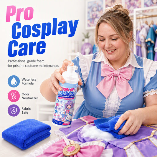 🥳2026 HOT SALE🥳💞50K+ SOLD!🎭💨 50% OFF! Portable Foam Cleaner – No water, no rinse – removes makeup, sweat & floor dirt. Perfect for cosplay, furry suits & carnival wear – stay fresh all con! 👗✨
