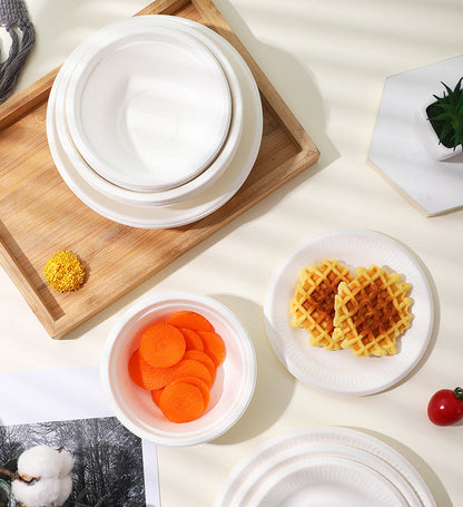 Disposable Biodegradable Plate