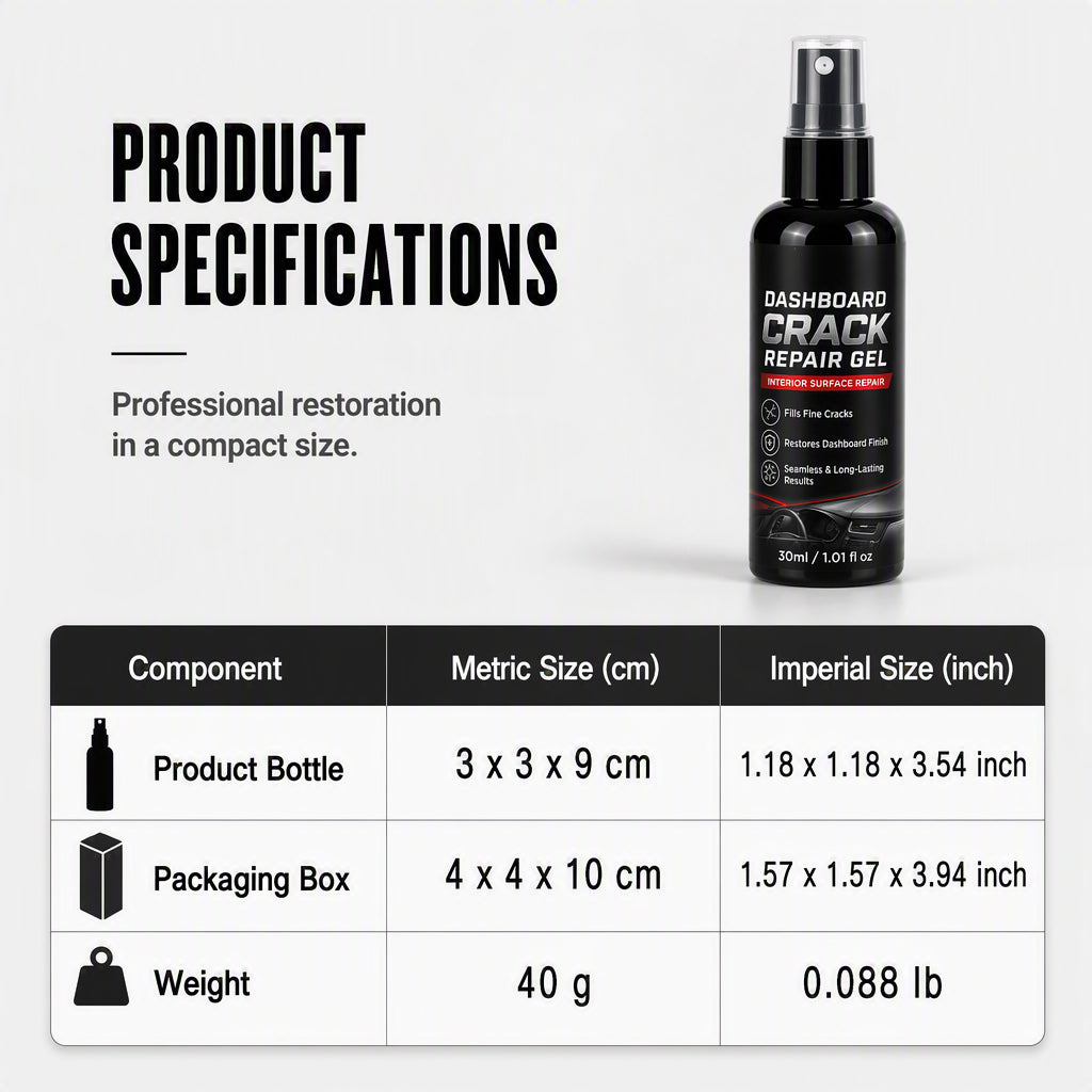 🥳2026 HOT SALE🥳💞50K+ SOLD!🛡️✨ Professional Car Dashboard Crack Repair Gel – Fills cracks seamlessly, blends with original texture. UV defense prevents sun damage – restore your dashboard like new! 🚗💎