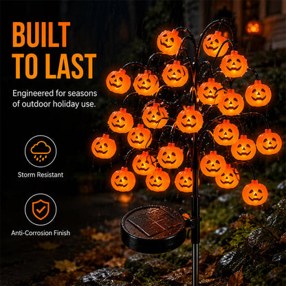 Waterproof Halloween Pumpkin Solar Branch Lights
