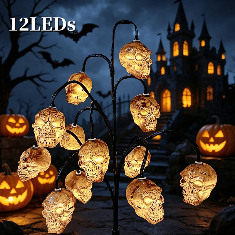 Waterproof Halloween Pumpkin Solar Branch Lights