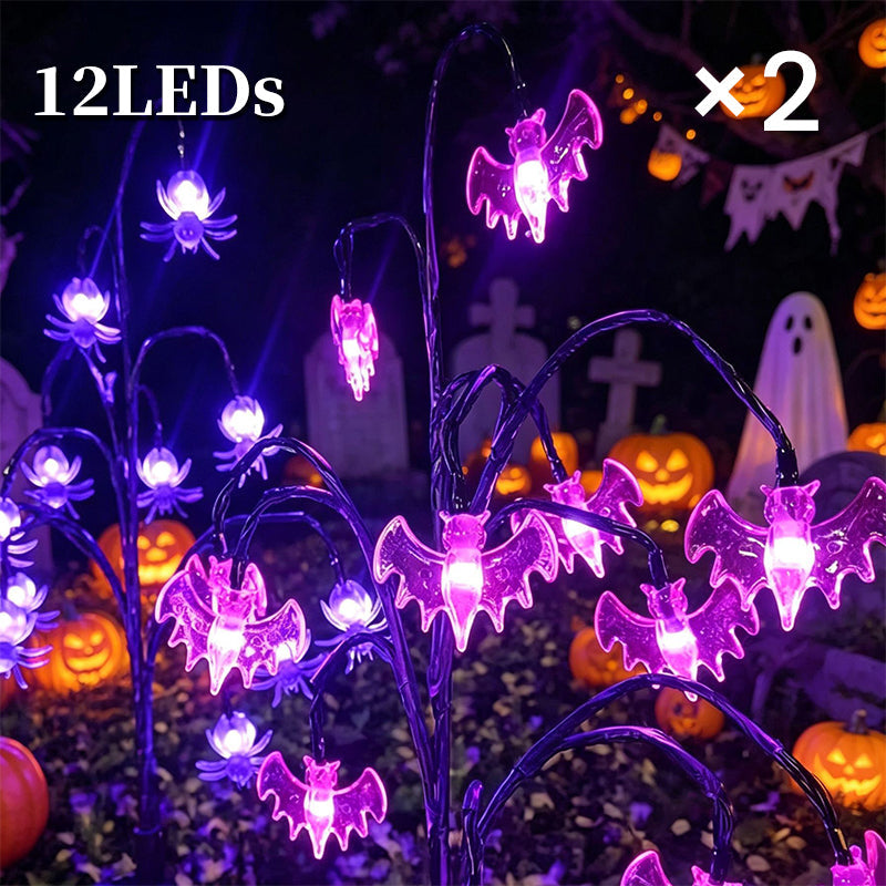 Waterproof Halloween Pumpkin Solar Branch Lights
