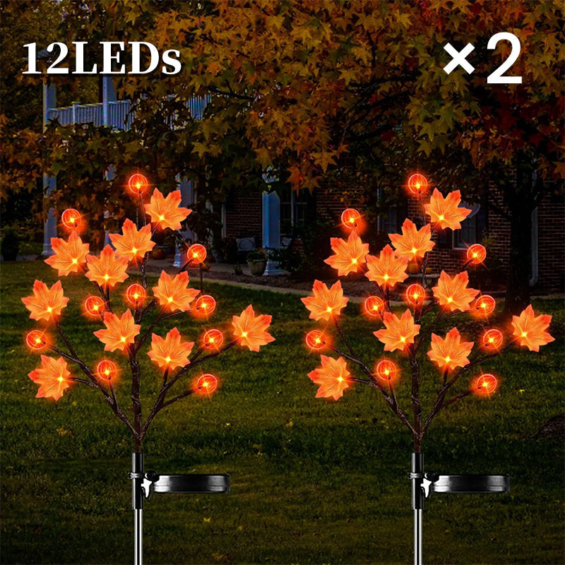 Waterproof Halloween Pumpkin Solar Branch Lights