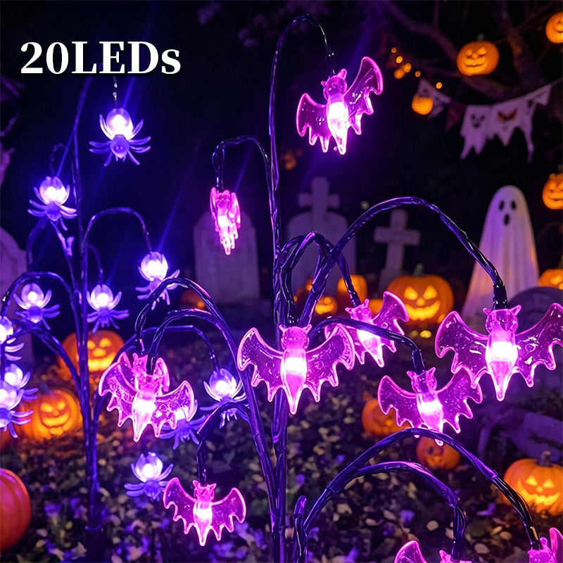 Waterproof Halloween Pumpkin Solar Branch Lights