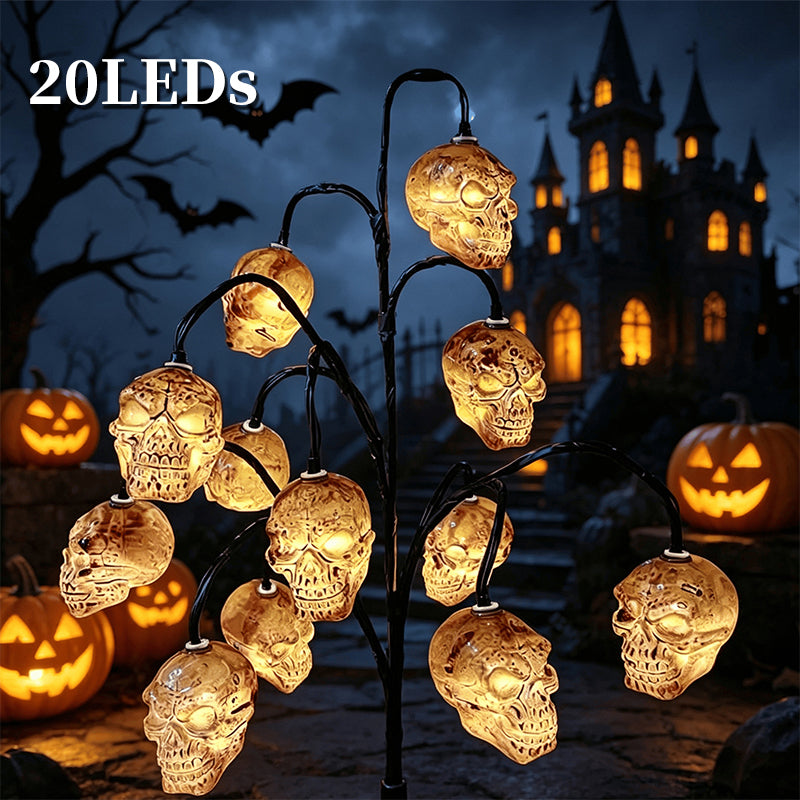Waterproof Halloween Pumpkin Solar Branch Lights
