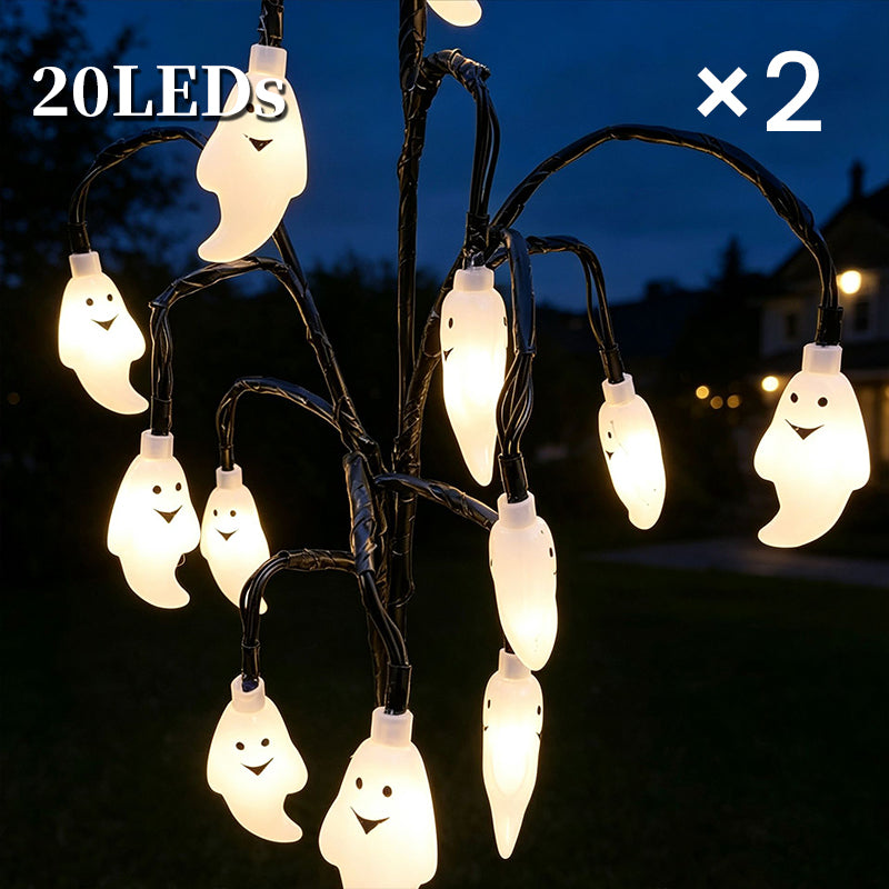 Waterproof Halloween Pumpkin Solar Branch Lights