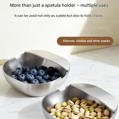 Stainless Steel Spoon Rest for Kitchen Counter