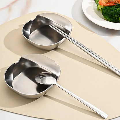 Stainless Steel Spoon Rest for Kitchen Counter