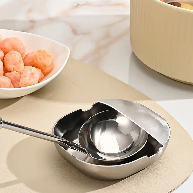 Stainless Steel Spoon Rest for Kitchen Counter
