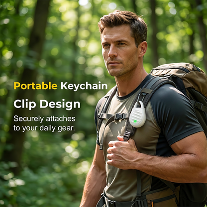 Portable Ultrasonic Bird Repellent Keychain