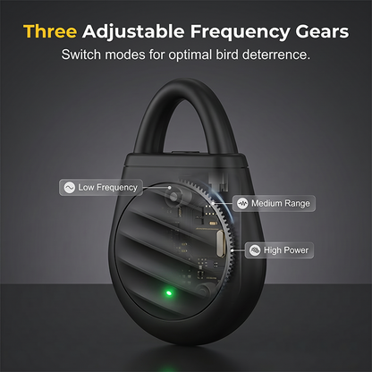 Portable Ultrasonic Bird Repellent Keychain