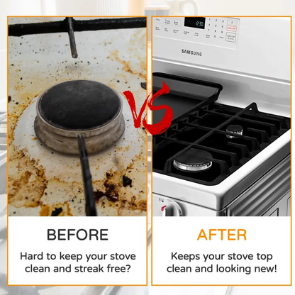 🏆 Last Day Special Price £9.78 ! 🔥Reusable Gas Stove Burner Protectors – Heat-Resistant to 260°C, Non-Stick, Easy Clean! ✨
