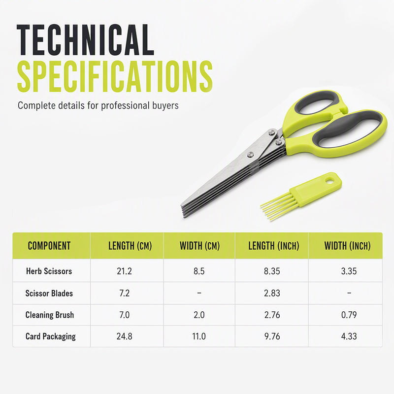 Multi-Layer Stainless Steel Kitchen Scissors
