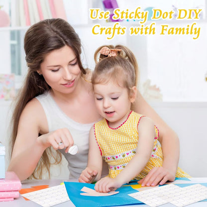 Transparent Round Double-Sided Tape