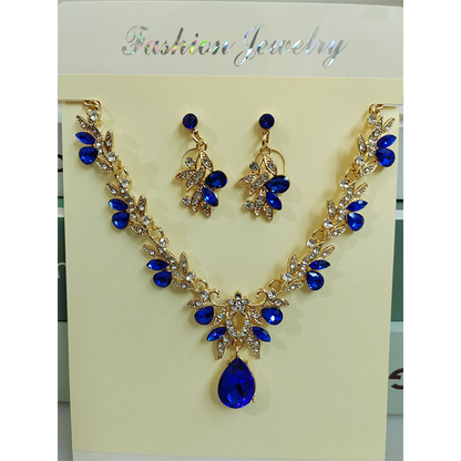 💎 Sparkling Teardrop Pendant Necklace & Earrings Set – Elegant & Timeless, Perfect for Every Occasion ✨