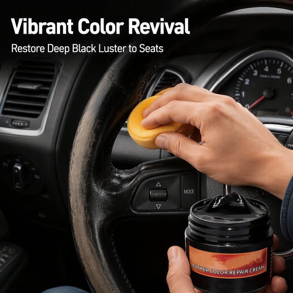 🔥 Multi-Purpose Car Interior Repair Paste – Water-Based Wax with Deep Penetrating Color Restoration – Ideal for Leather, Plastic & Dashboard Scuffs 🚗🛡️