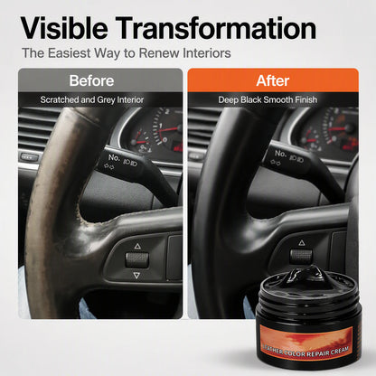 🔥 Multi-Purpose Car Interior Repair Paste – Water-Based Wax with Deep Penetrating Color Restoration – Ideal for Leather, Plastic & Dashboard Scuffs 🚗🛡️