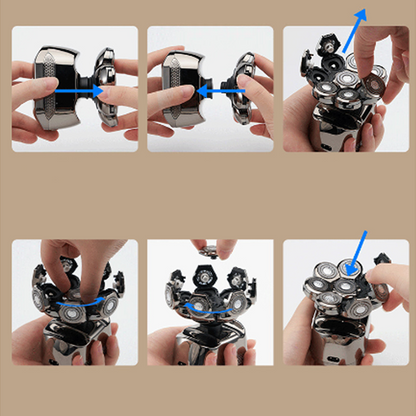 8D Floating Head Electric Shaver