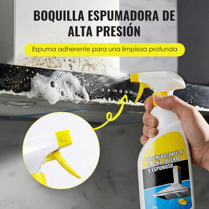 🍋 LIMITED-TIME 50% OFF! ✨ Powerful Foaming Kitchen Degreaser – Fast-Acting, Clinging Foam, Lemon Scent 🧼