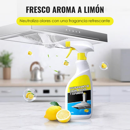 🍋 LIMITED-TIME 50% OFF! ✨ Powerful Foaming Kitchen Degreaser – Fast-Acting, Clinging Foam, Lemon Scent 🧼