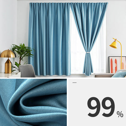 🔥The ultimate light-blocking solution! 🥰A godsend for those who love to sleep in.Self-Adhesive Blackout Curtain for Bedroom